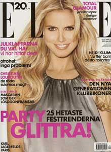 ELLE Sweden <br> December 2008